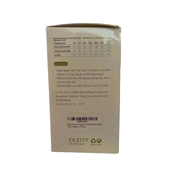 84 pairs Foam Ear Plugs by DISON (Bullet) - Picture 3 of 3